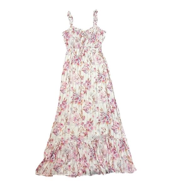 Lovestitch Pink Floral Maxi Dress - Picture 9 of 16